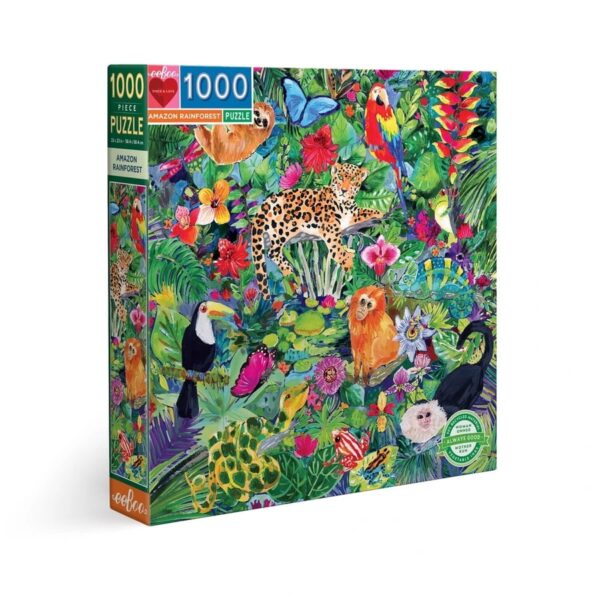 Puzzle Amazon Rainforest - Eeboo -  1000 pièces