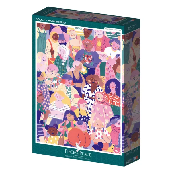puzzle Foule Pieces & Peace 1000 pièces