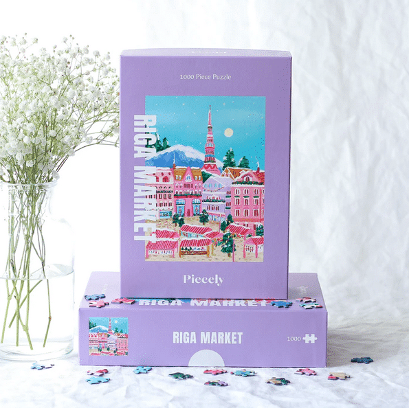 Piecely Riga Market Puzzle 1000 Pieces