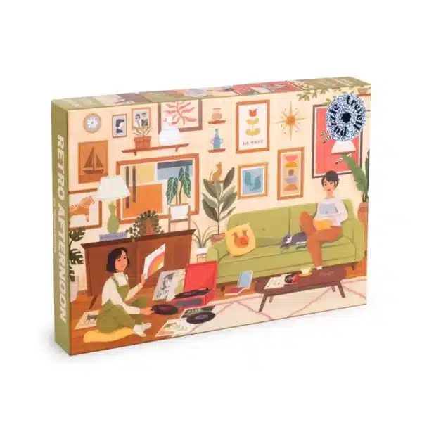 puzzle retro afternoon trevell 1000 pièces