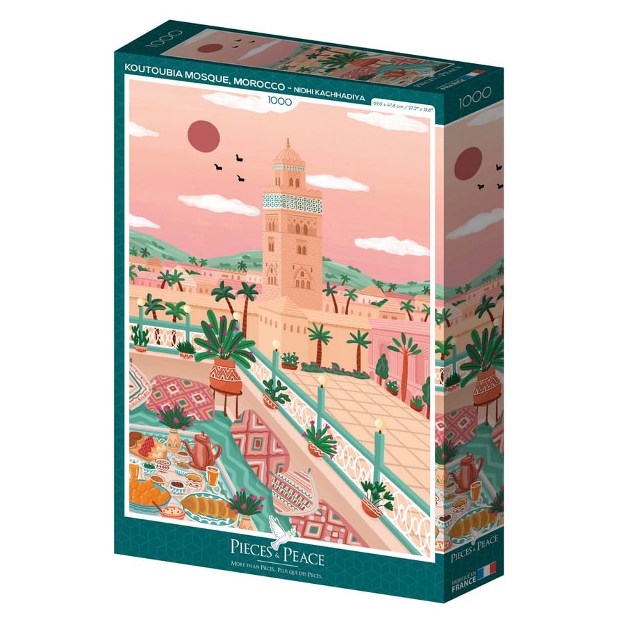 puzzle Koutoubia mosque 1000 pièces pieces and peace
