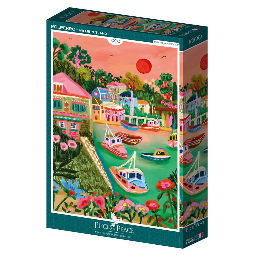 puzzle Polperro 1000 pièces pieces and peace