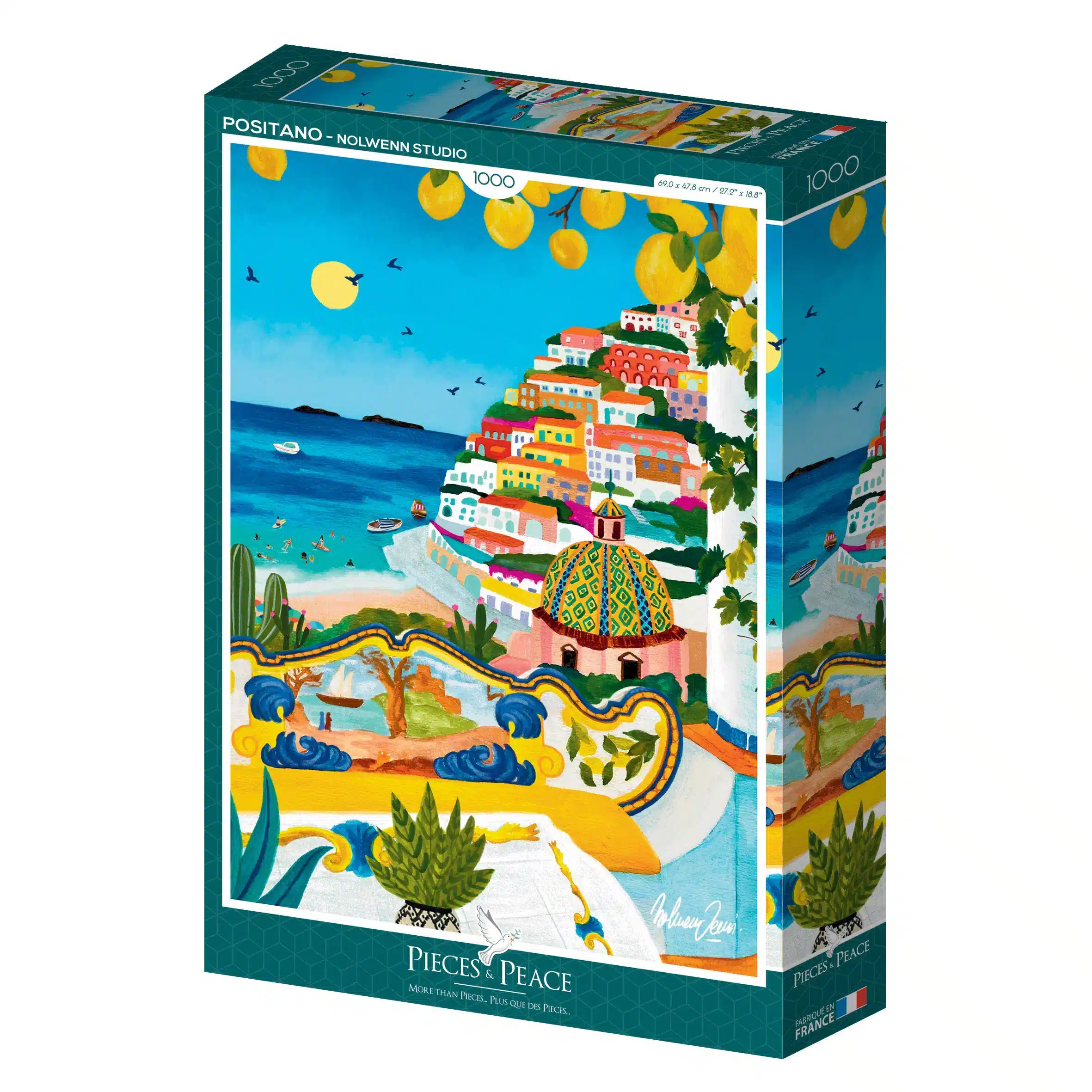 puzzle Positano pieces and peace 1000 pièces