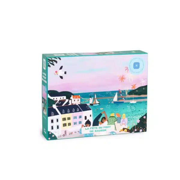 puzzle la fete du port de sauzon les éditions heol 1000 pièces