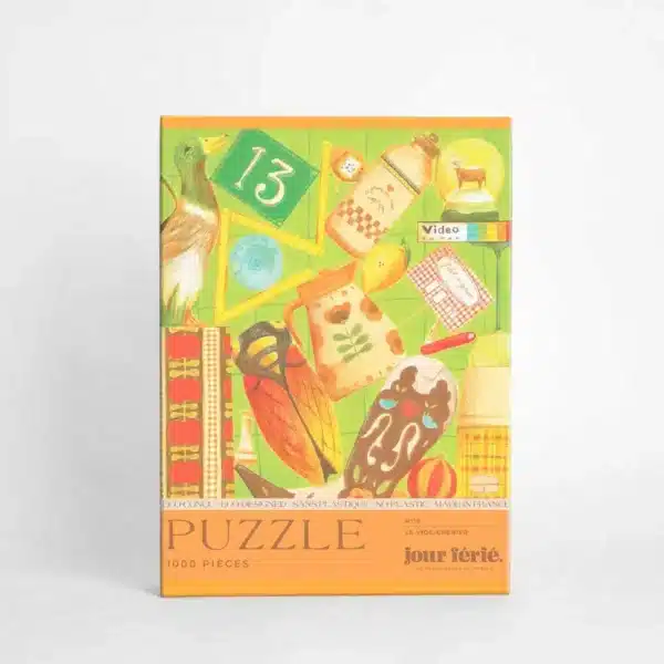 puzzle le vide grenier jour ferié 1000 pièces