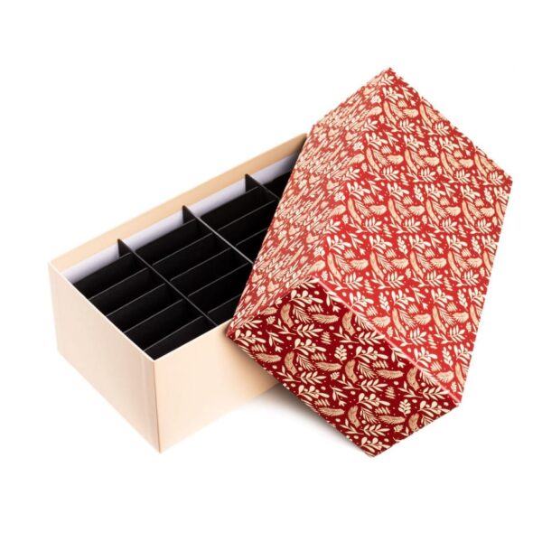 boîte mini puzzle rouge