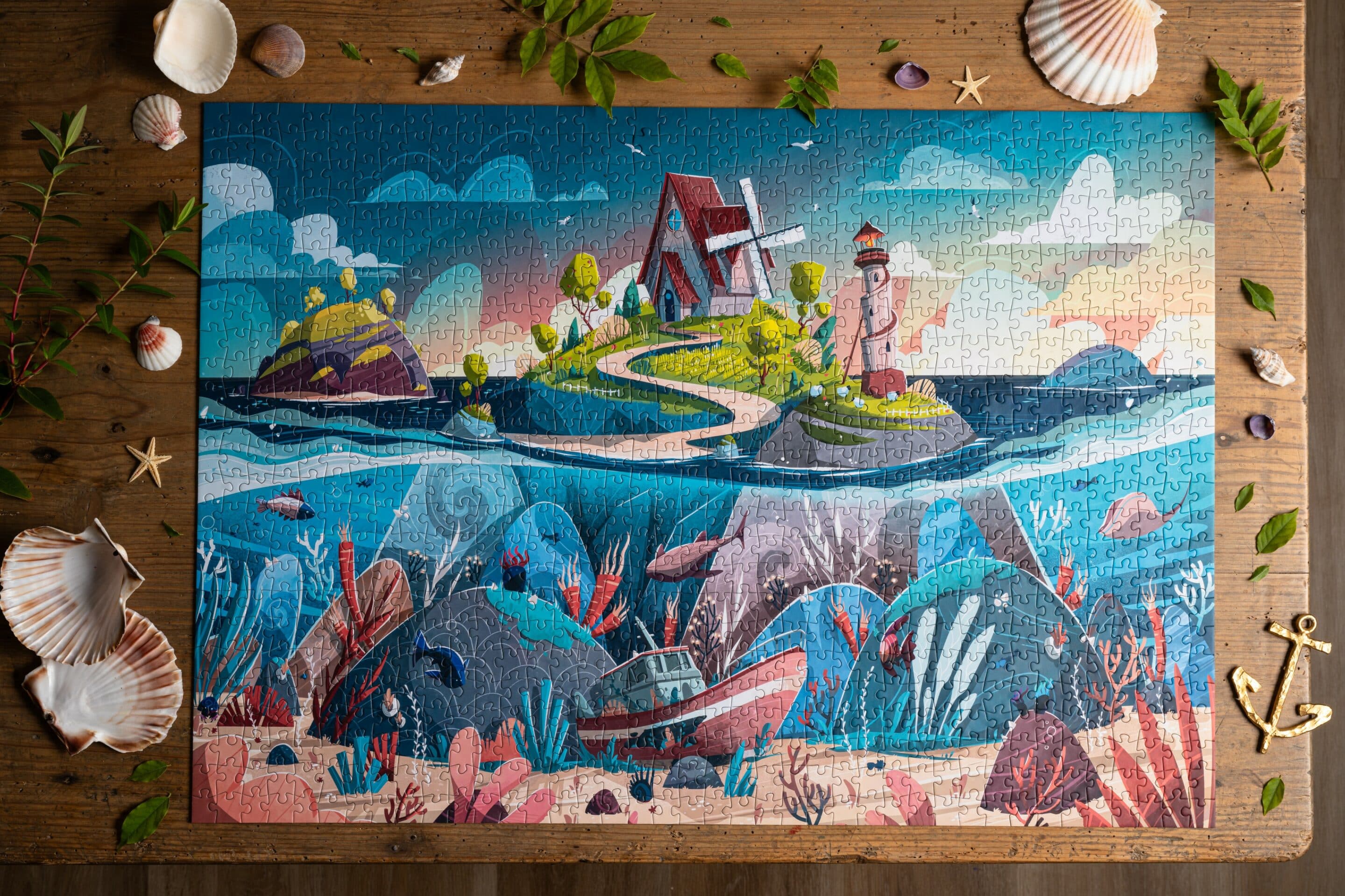 Puzzle Seul Au Monde - Trevell - 1000 pièces