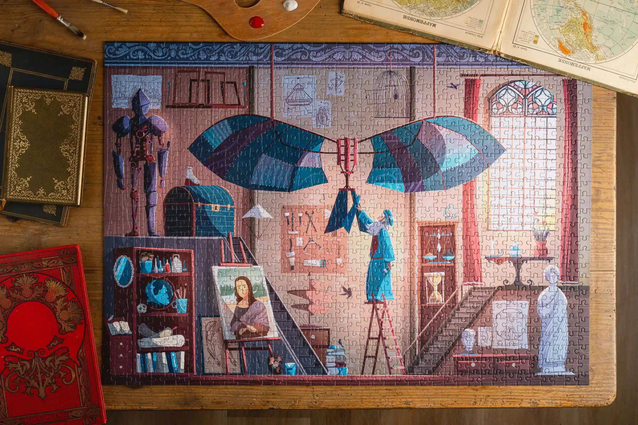 puzzle da vinci workshop trevell 1000 pièces