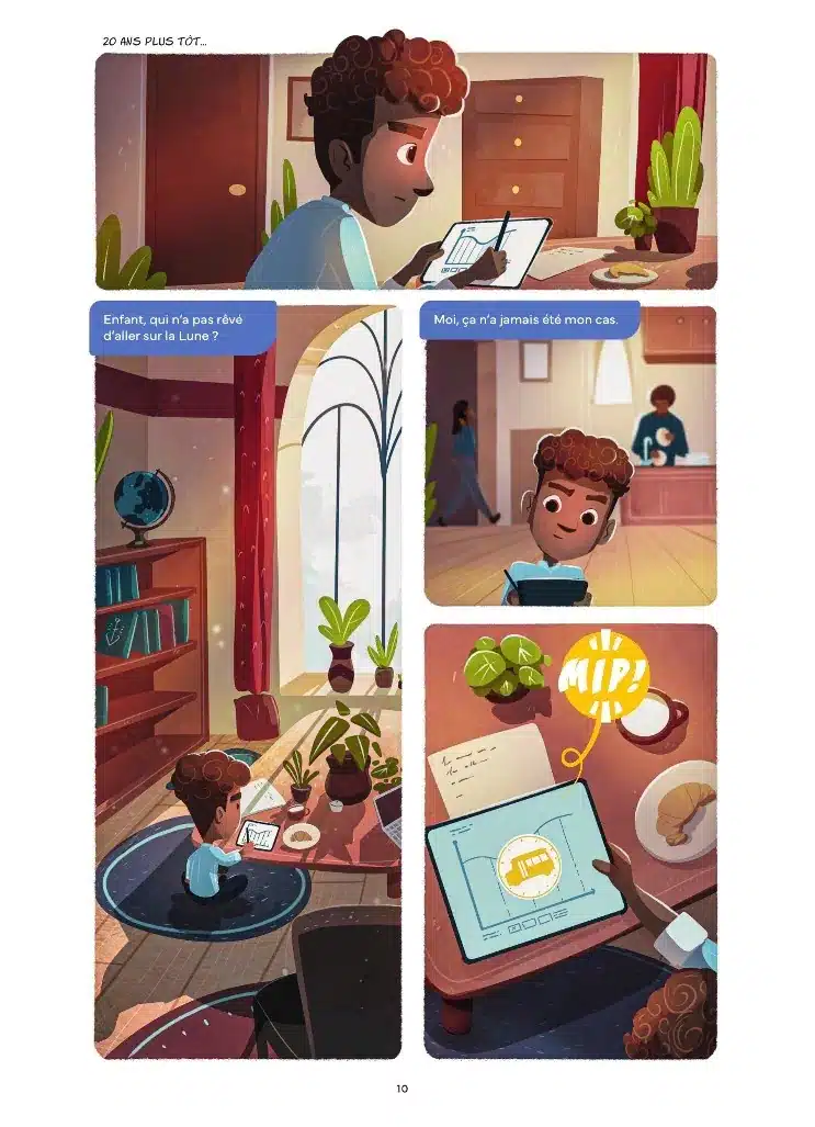 page 10 de la bande dessinée Les Cosmonautes