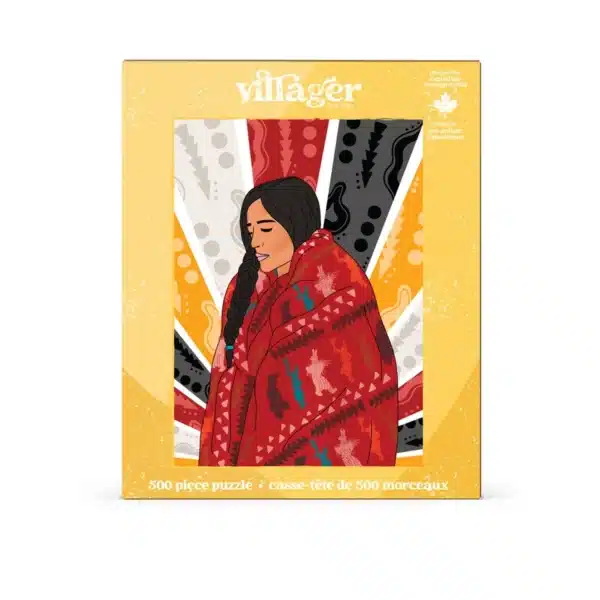 Puzzle Matriarch Blanket de villager de 500 pièces, puzzle femme puzzle traditionnel