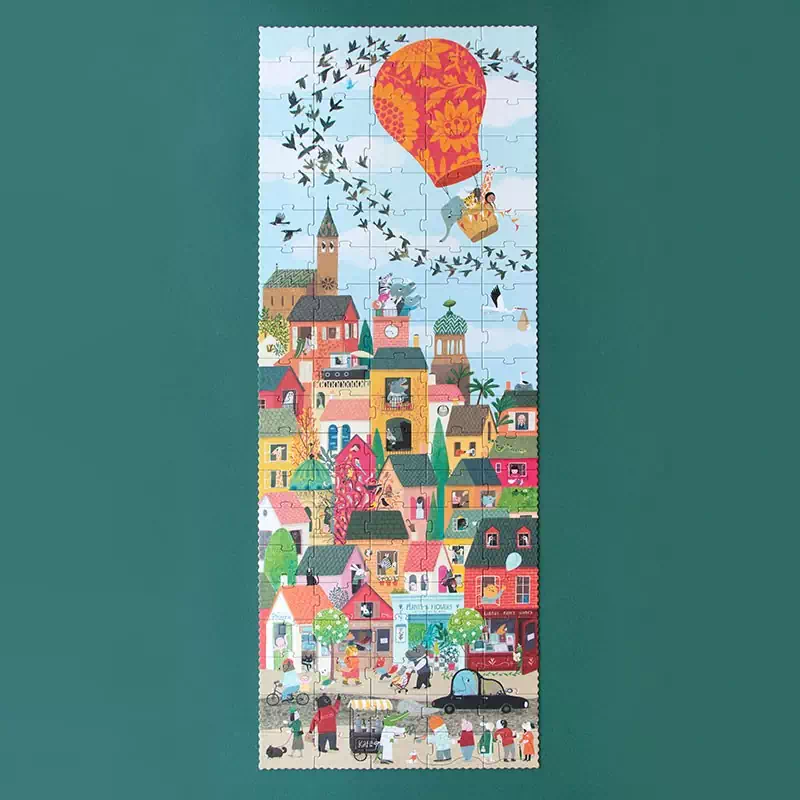 puzzle look up de londji de 100 pièces puzzle monté