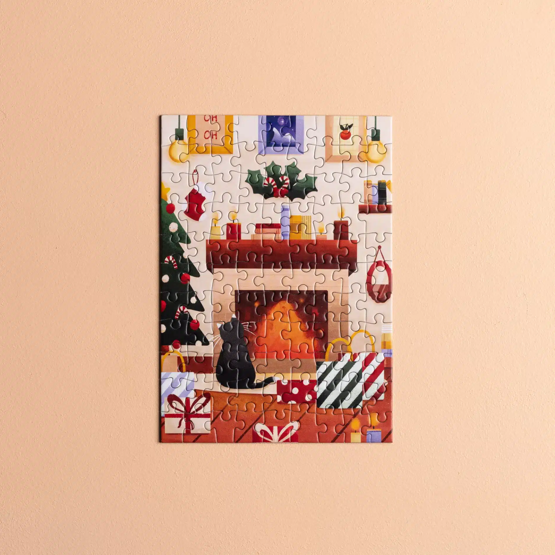 Mini puzzle Feu de Cheminée - Les éditions Heol - 99 pièces – Image 2