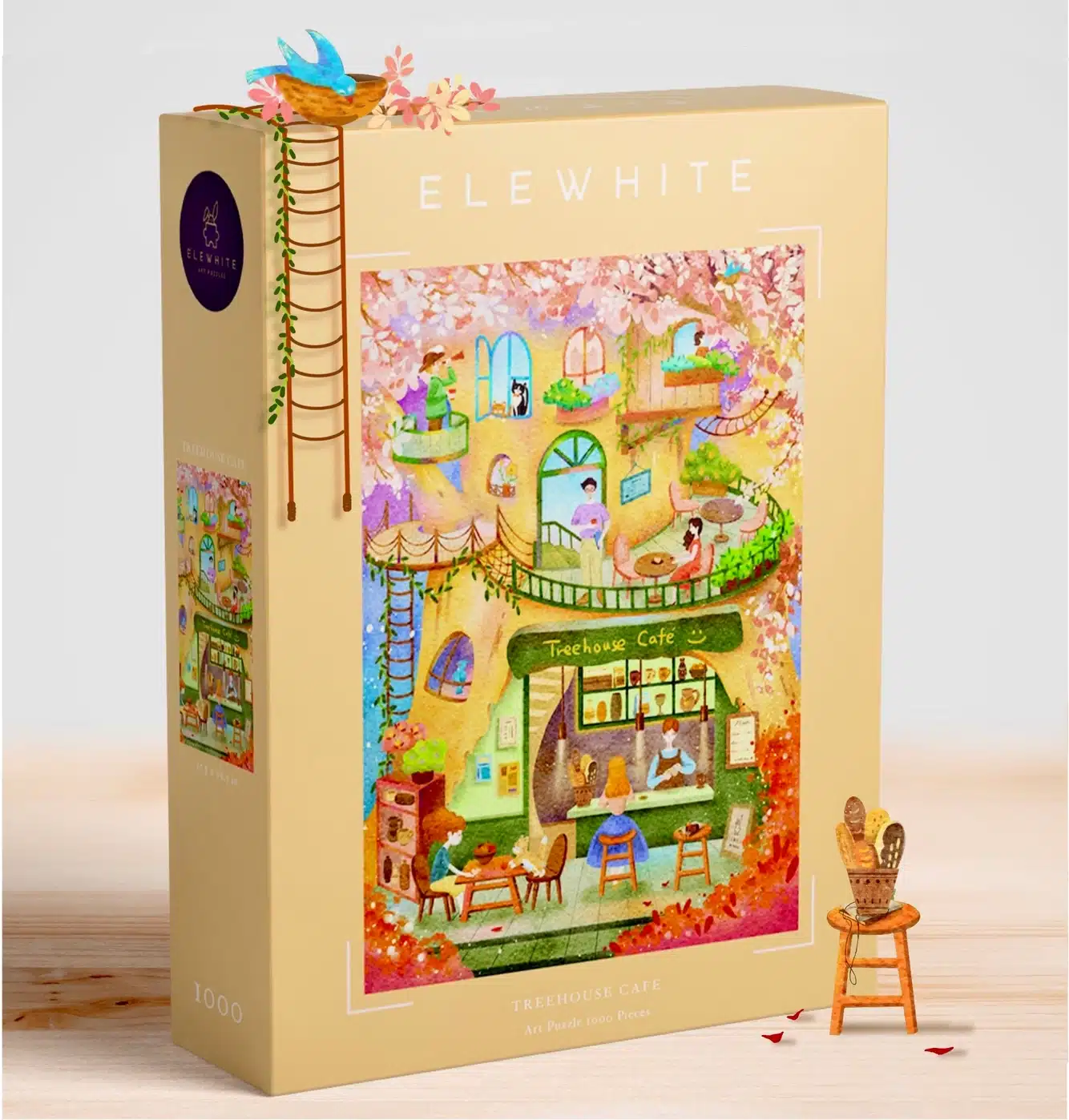 Puzzle Treehouse Café Elewhite 1000 pièces