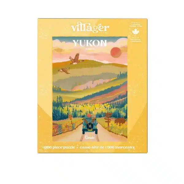 puzzle yukon road trip de villager de 1000 pièces