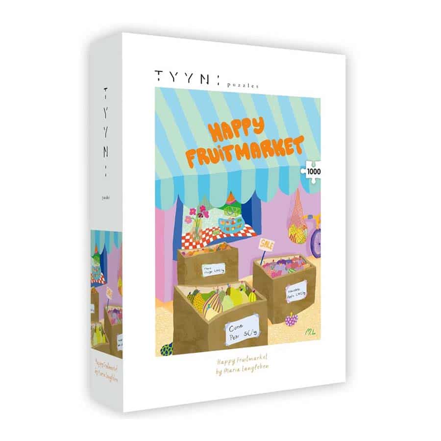 Puzzle Happy Fruitmarket de Tyyni de 1000 pièces