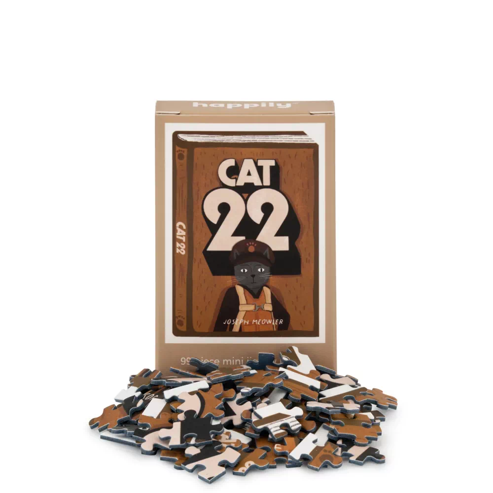 mini puzzle cat 22 de happily de 99 pièces