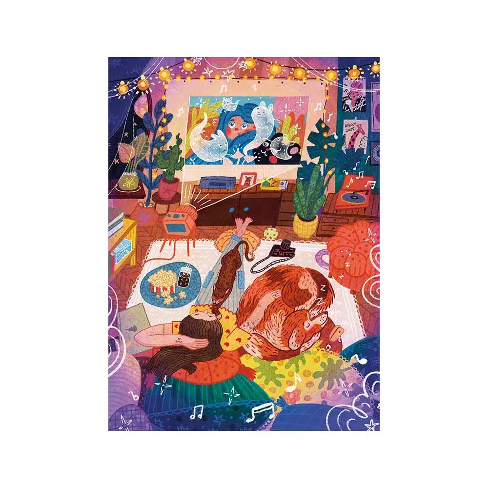 mini puzzle childhood night de la box trevell de 99 pieces
