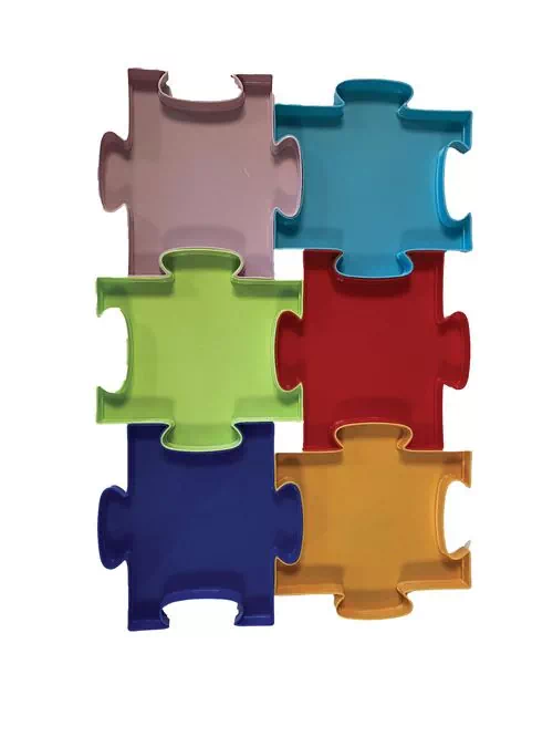 plateaux de tri assemblés côte à côte