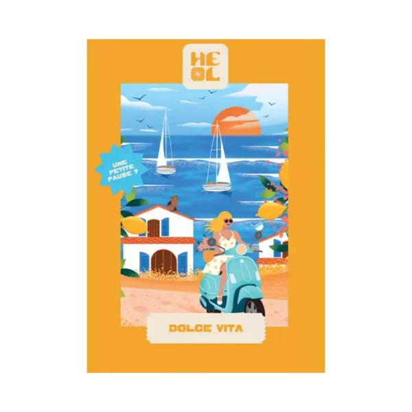 mini puzzle dolce vita de les editions heol de 99 pièces