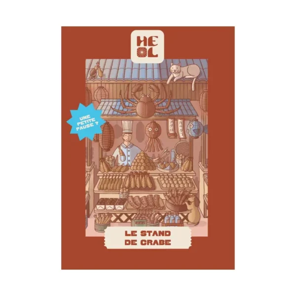 mini puzzle le stand de crabe de les editions heol de 99 pieces